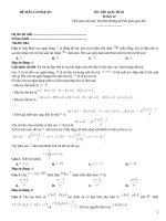 Đề ôn tập giải tích lớp 12 (4)