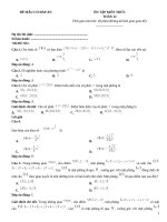 Đề ôn tập toán 12 có đáp án (351)