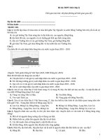 Đề thi thpt 2021 địa lý   mã đề 520