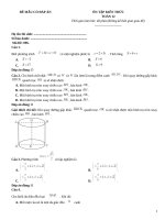 Đề ôn tập toán 12 có đáp án (296)