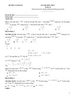 Đề ôn tập kiến thức toán 12 có giải thích (301)