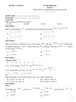 Đề ôn tập hình học lớp 12 (346)