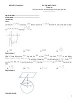 Đề ôn tập toán 12 có đáp án (15)
