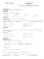 Đề ôn tập kiến thức toán 12 có giải thích (263)