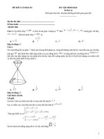 Đề ôn tập hình học lớp 12 (184)