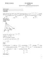 Đề ôn tập hình học lớp 12 (92)