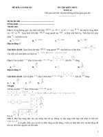 Đề ôn tập toán 12 có đáp án (32)