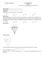 Đề ôn tập hình học lớp 12 (95)