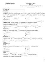 Đề ôn tập toán 12 có đáp án (93)