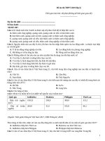 Đề ôn thi thpt 2019 địa lý   đề số 007