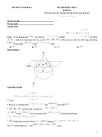 Đề ôn tập toán 12 có đáp án (139)