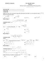 Đề ôn tập toán 12 có đáp án (368)