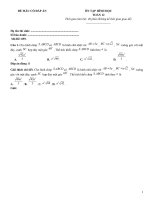 Đề ôn tập hình học lớp 12 (259)