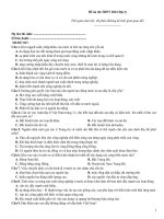 Đề ôn thi thpt 2022 địa lý   mã đề 027