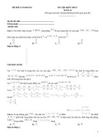 Đề ôn tập toán 12 có đáp án (136)