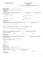 Đề ôn tập toán 12 có đáp án (165)