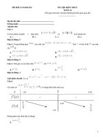 Đề ôn tập toán 12 có đáp án (191)