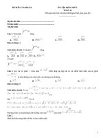 Đề ôn tập toán 12 có đáp án (38)