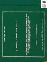 Hoàn thiện công tác quản lý dự án xây dựng công trình giao thông đường bộ tại ban quản lý dự án công trình giao thông nghệ an
