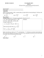 Đề ôn tập toán 12 có đáp án (195)
