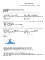 Đề thi thpt 2021 địa lý   mã đề 523