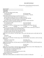 Đề thi thpt 2023 địa lý   mã đề 058