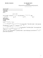 Đề ôn tập toán 12 có đáp án (295)