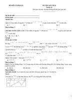Đề ôn tập giải tích lớp 12 (11)