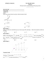 Đề ôn tập toán 12 có đáp án (213)