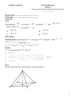 Đề ôn tập hình học lớp 12 (357)