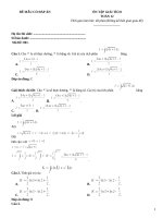 Đề giải tích toán 12 có đáp án (6)