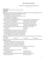 Đề kiểm tra định kỳ   môn địa lý   mã đề 887