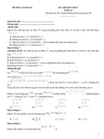 Đề thi mẫu toán 12 luyện thi có đáp án (15)