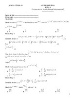 Đề giải tích toán 12 có đáp án (9)