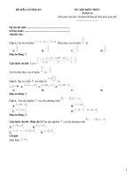 Đề ôn thi toán lớp 12 có đáp án (329)