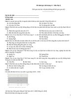 Đề đánh giá chất lượng 12 môn địa lý   mã đề 154