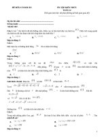 Đề ôn tập toán 12 thi thpt có giải thích (7)