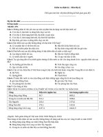 Kiểm tra định kỳ   môn địa lý   mã đề 379