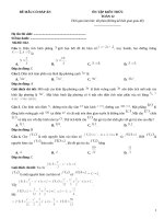 Đề ôn thi toán lớp 12 có đáp án (22)