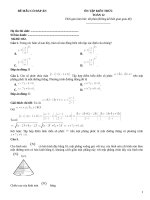Đề ôn thi toán lớp 12 có đáp án (330)
