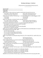 Đề đánh giá chất lượng 12 môn địa lý   mã đề 210