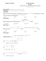 Đề ôn tập toán giải tích 12 có giải thích chi tiết (27)