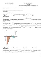 Đề thi mẫu toán 12 luyện thi có đáp án (16)