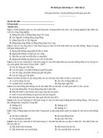 Đề đánh giá chất lượng 12 môn địa lý   mã đề 053