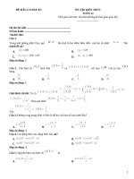 Đề ôn tập toán 12 thi thpt có giải thích (2)
