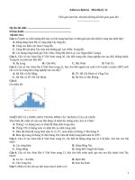 Đề kiểm tra định kỳ   môn địa lý   mã đề 013