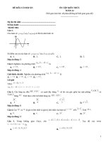 Đề ôn tập toán 12 thi thpt có giải thích (4)