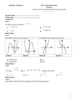 Đề thi mẫu toán 12 luyện thi có đáp án (918)