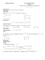 Đề thi mẫu toán 12 luyện thi có đáp án (101)