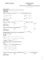 Đề giải tích toán 12 có đáp án (19)